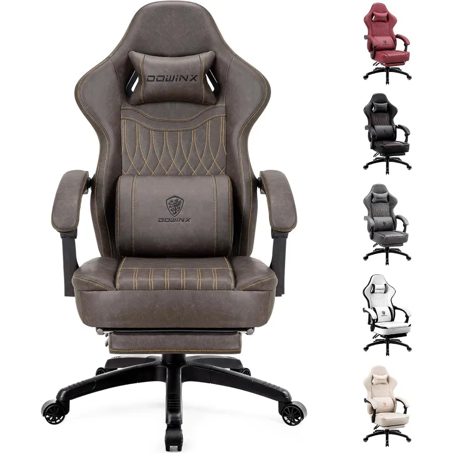 Massage - Gaming Chair for Adults Teens: Breathable
