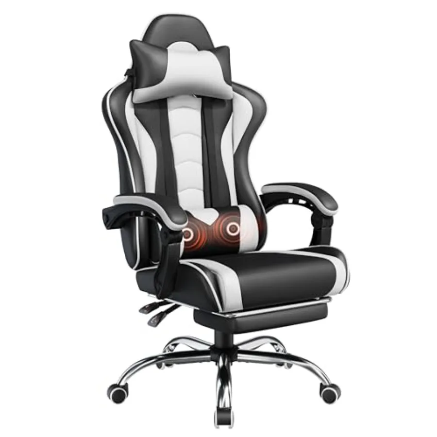 Gaming chair with footrest, ma - Massage review and price