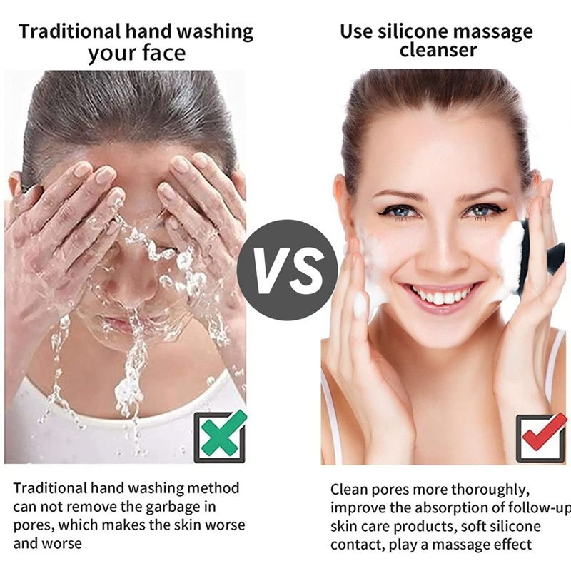 TAIGH-2Pcs Silicone Face Scrub - Silicone Face Scrubber Electric review and price