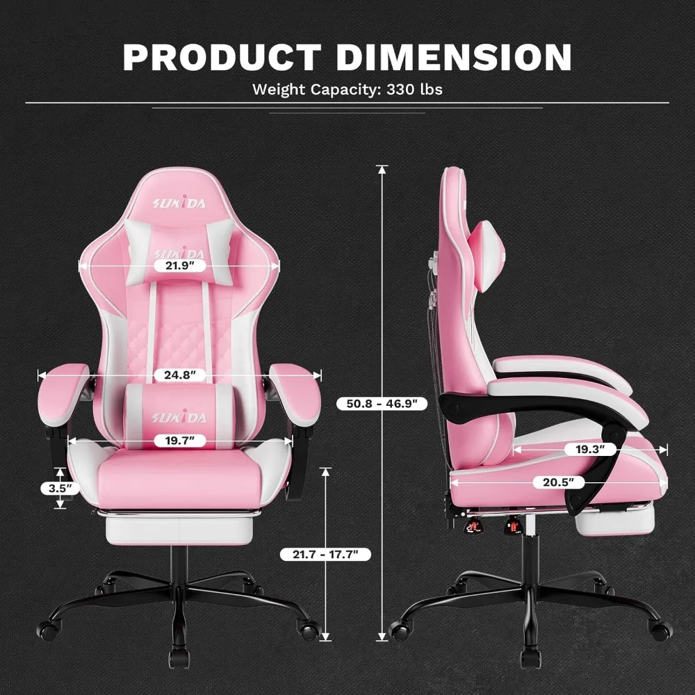 Ergonomic Gaming Chairs for Ad - Massage review and price