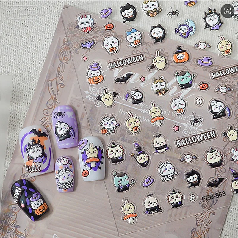 New Chiikawa 5D Embossed Nail  - Nail Art review and price