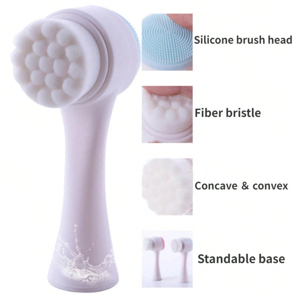 Double Sided Facial Cleanser S - Silicone Face Scrubber Electric review and price