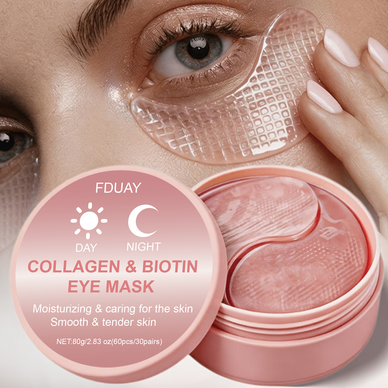FDUAY Biotin Collagen Dual-Eff - Collagen Under Eye Patches review and price
